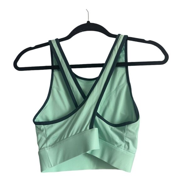 Fabletics Ella High Impact Sports Padded Bra Top Blue Womens Size M - Picture 2 of 4